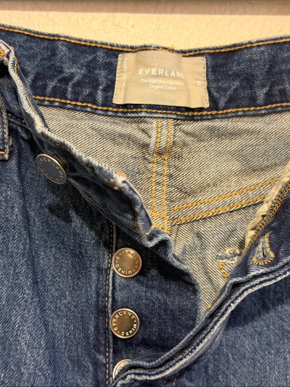 Everlane The Rigid Way High-Rise Denim Shorts - Picture 4 of 6